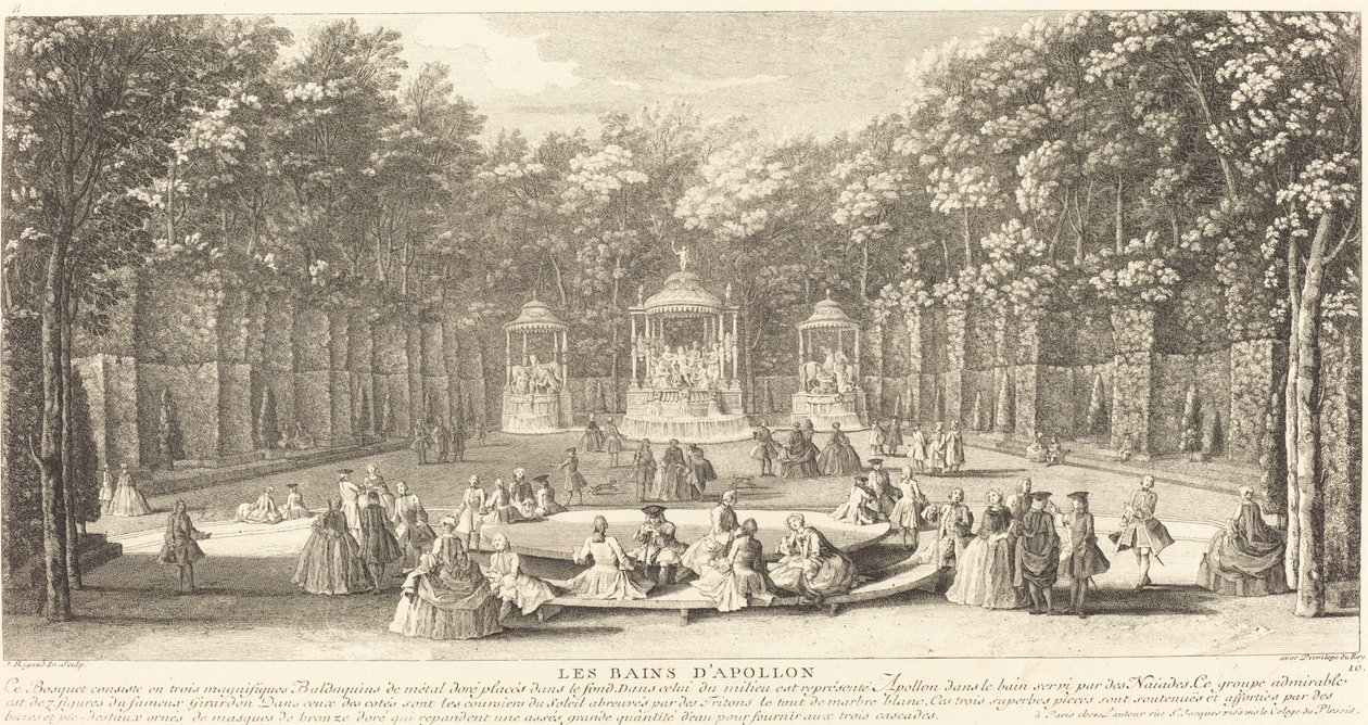 De Baden van Apollo door Jean Baptiste Rigaud