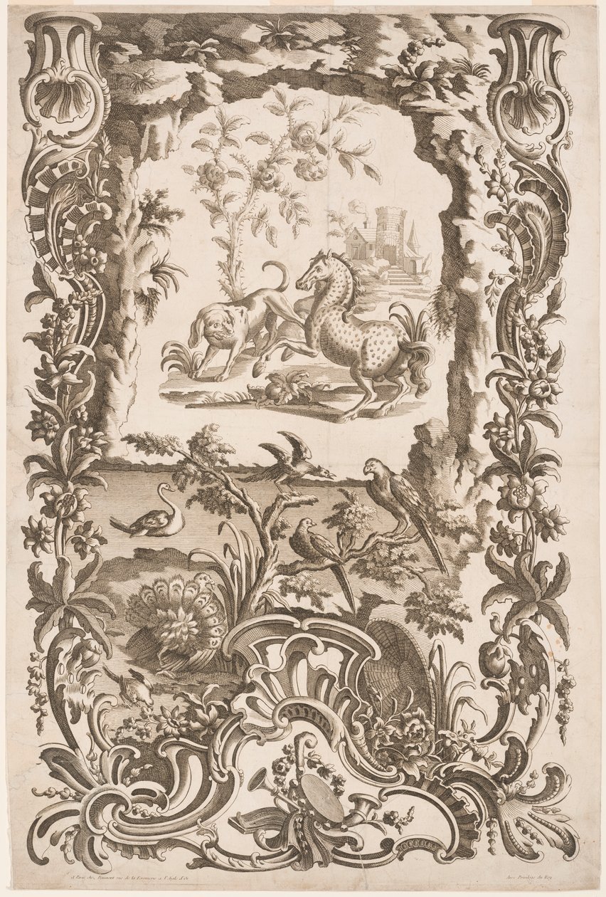Print door Jean Baptiste Scotin I
