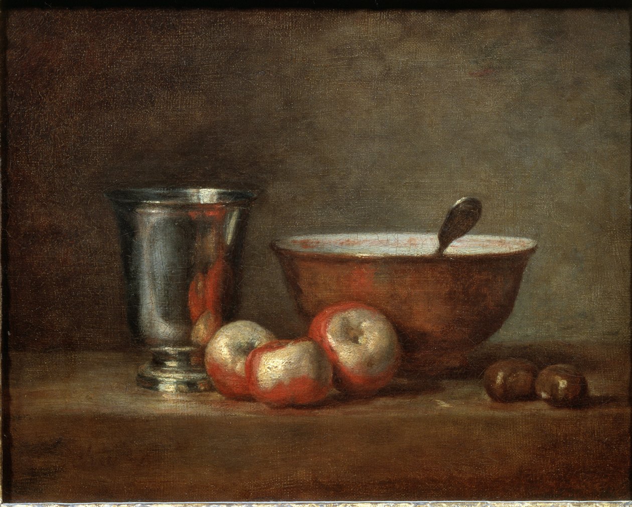 De zilveren beker door Jean Baptiste Simeon Chardin