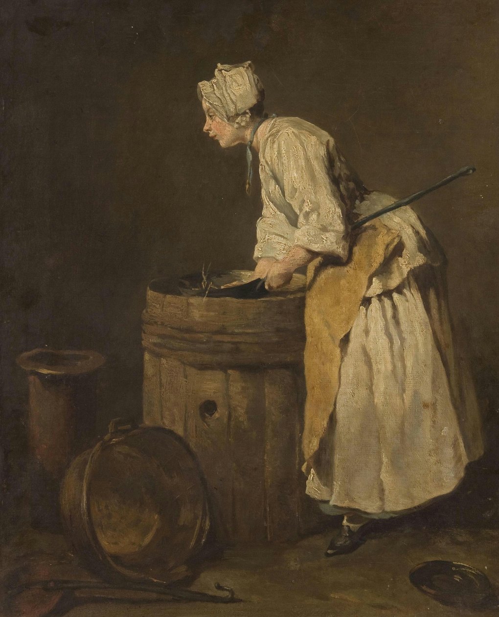 Keukenmeid door Jean Baptiste Simeon Chardin