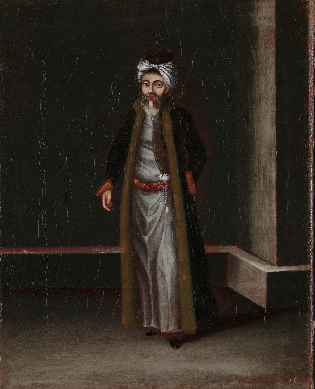Een Joodse Geldwisselaar door Jean Baptiste Vanmour (workshop of)