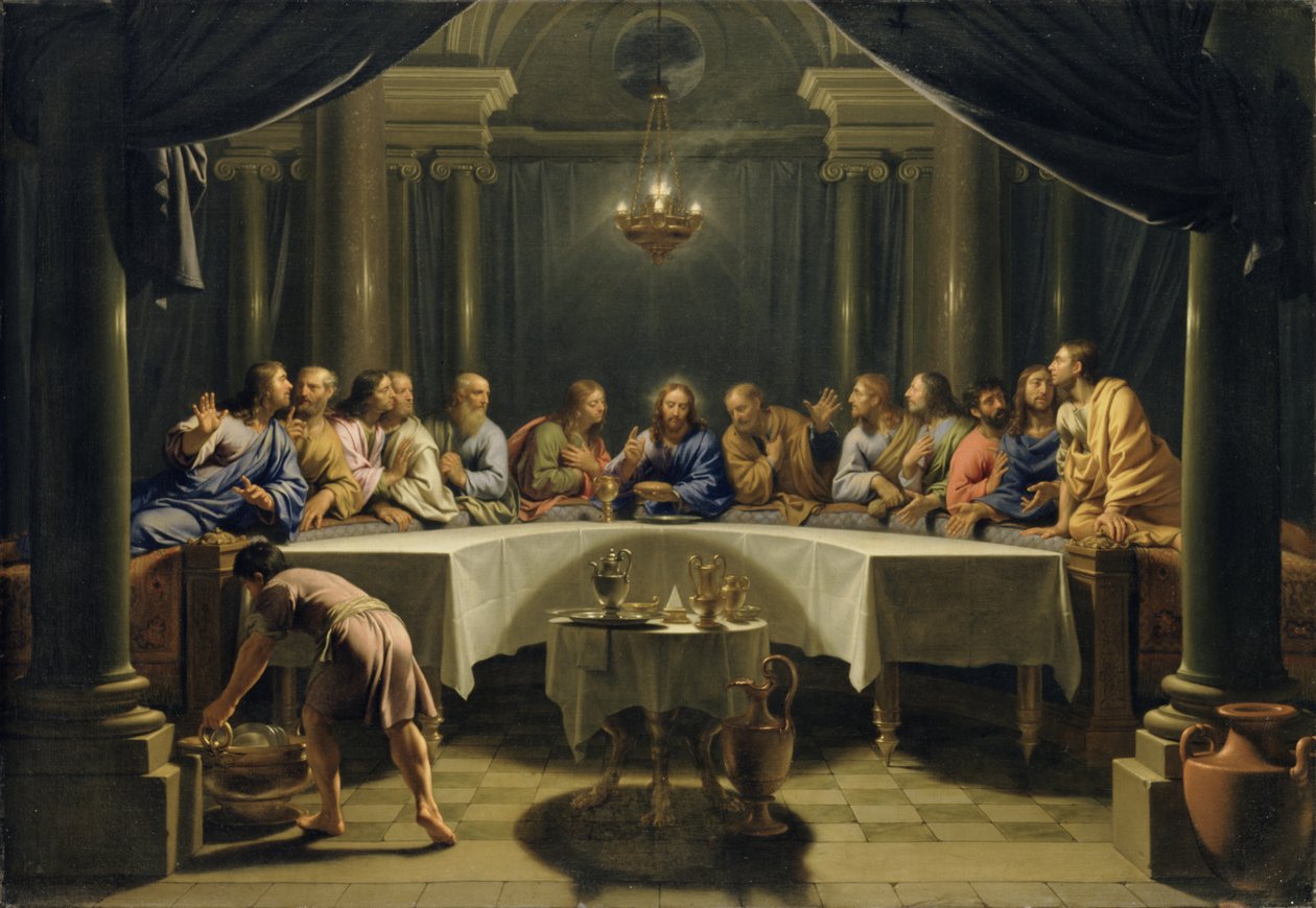Het laatste avondmaal, c.1678 door Jean Baptiste de Champaigne