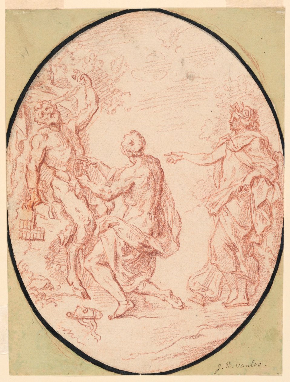 Het Villen van Marsyas door Jean Baptiste van Loo