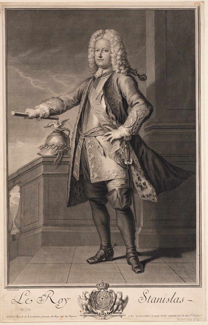 Stanisław I Leszczyński, koning van Polen door Jean Baptiste van Loo