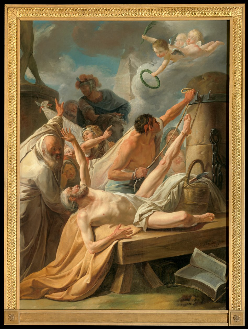 Het martelaarschap van de heilige Barthelemy (schilderij) door Jean Bardin