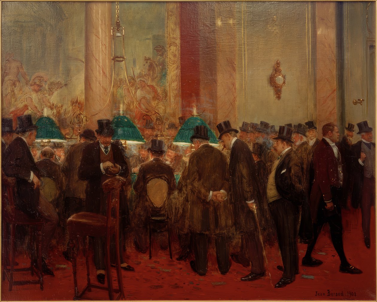 In de Cercle door Jean Beraud