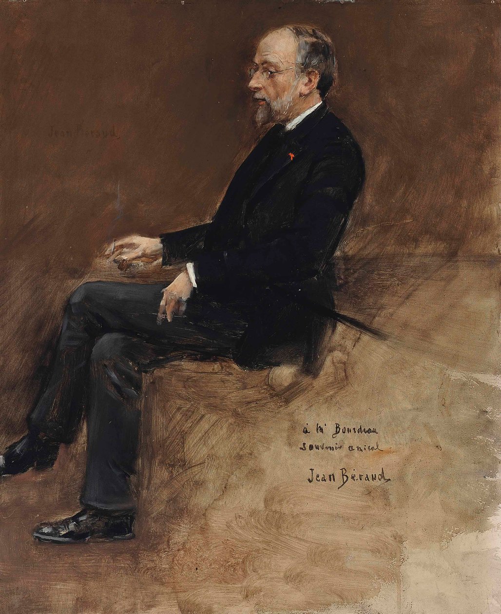 Portret van Hippolyte Taine door Jean Beraud