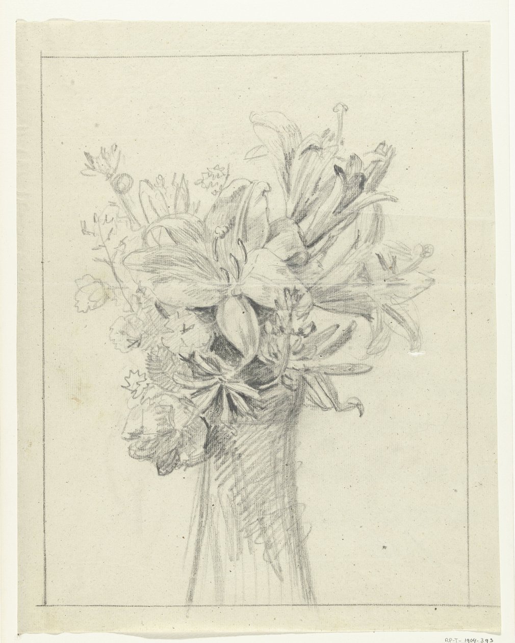 Bloemen in een vaas door Jean Bernard