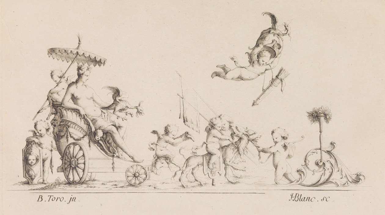 Ontwerpen voor Verschillende Gebruiken Uitgevonden door M. B. Toro, 1718 of later door Jean Bernard Toro