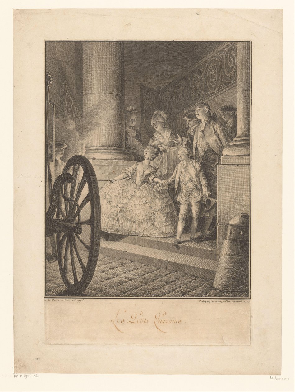 Jonge peetouders door Jean Charles Baquoy