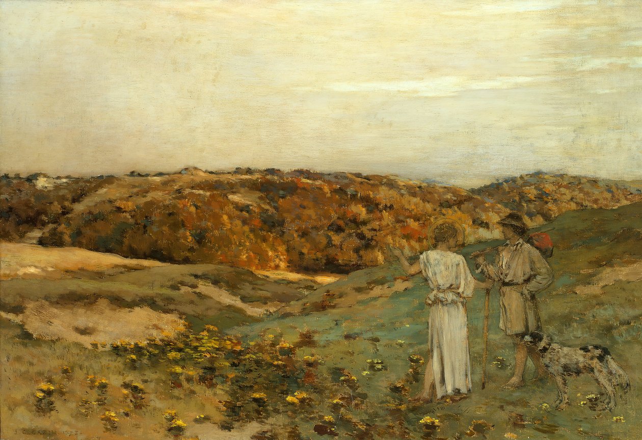 Tobias en de Engel, 1878 door Jean Charles Cazin
