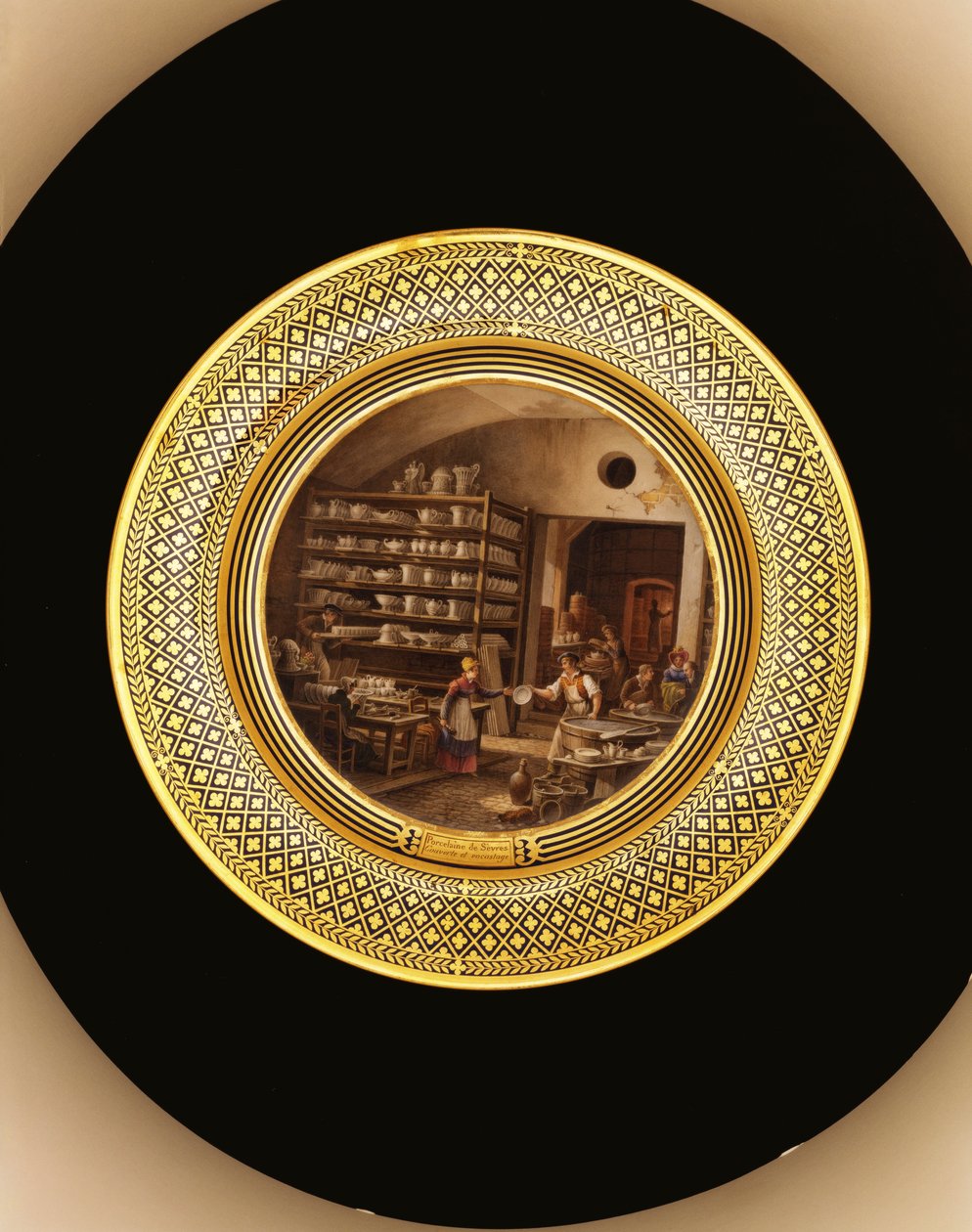 Porselein van Sèvres, ca. 1820-35 door Jean Charles Develly