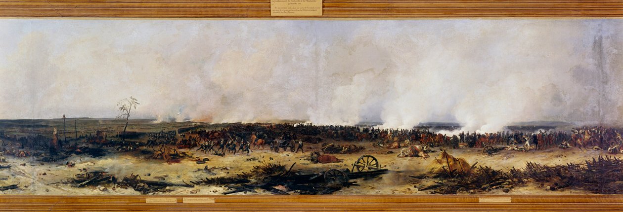 Campagne van Rusland: Panorama van de Slag bij Moscova op 7/09/1812 door Jean Charles Langlois