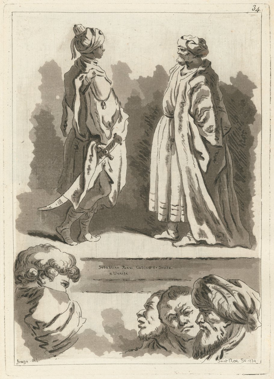 Fragmenten Gekozen uit de Meest Interessante Schilderijen en Doeken van de Paleizen en Kerken van Italië door Jean Claude Richard, Abbé de Saint Non