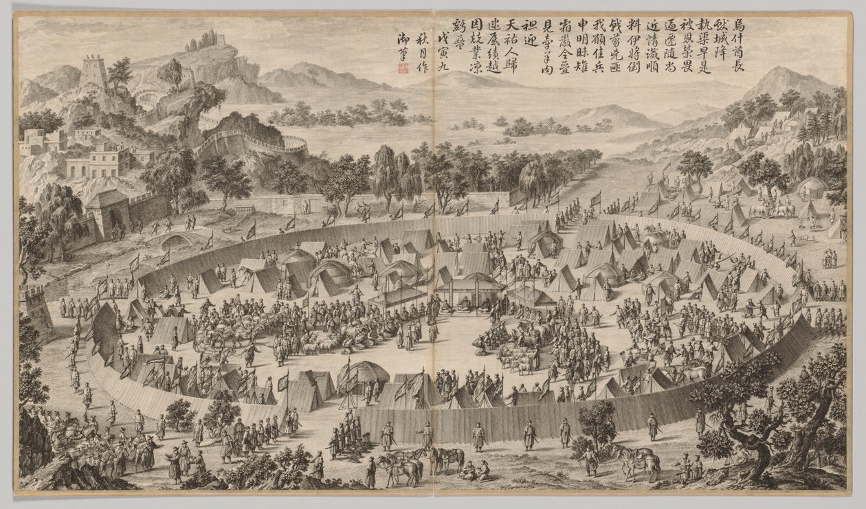 Hoofdman Wushe geeft de stad over door Jean Damascene Sallusti