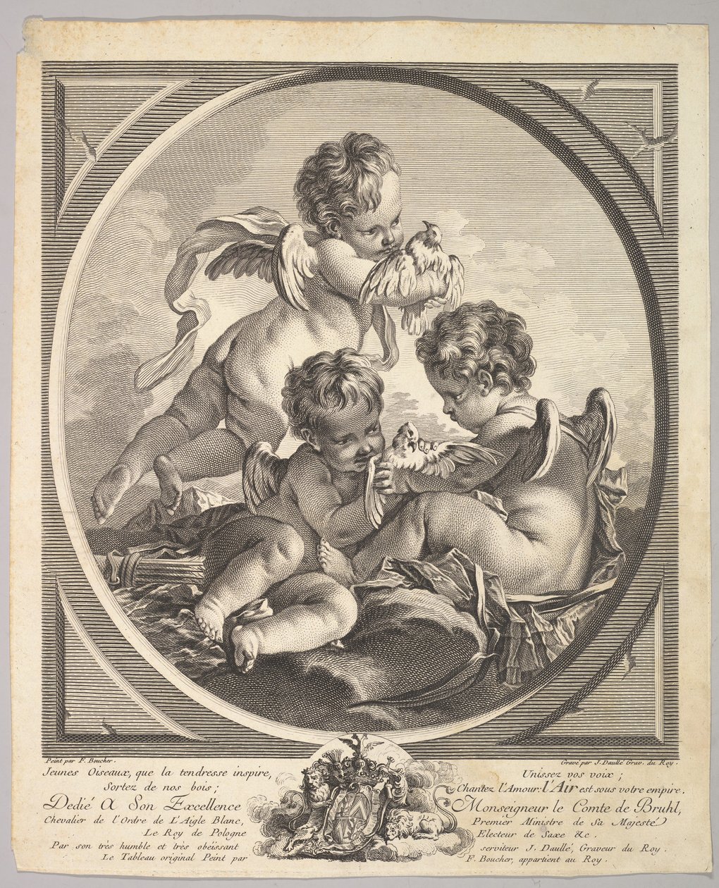 Lucht, ca. 1748 door Jean Daullé