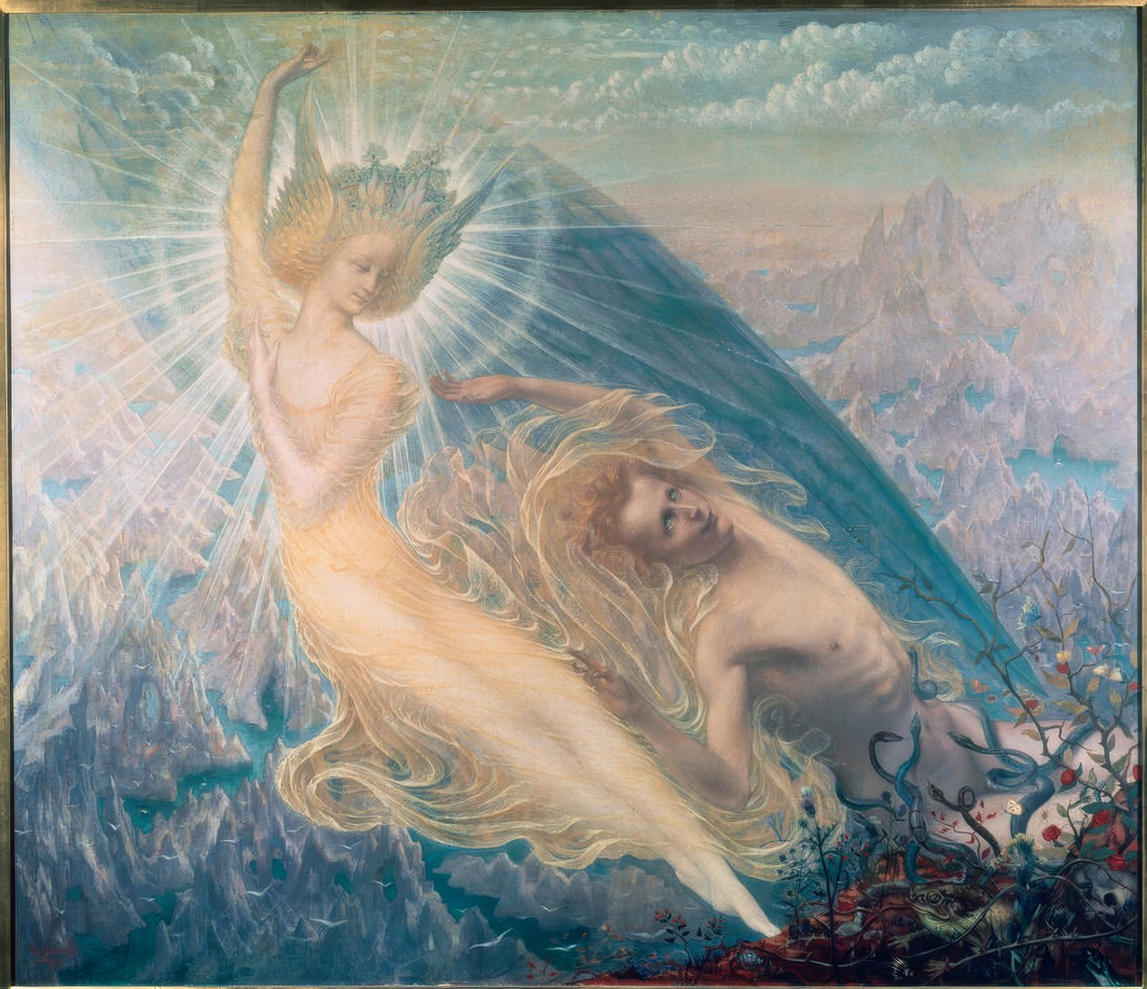 De engel van pracht en praal door Jean Delville
