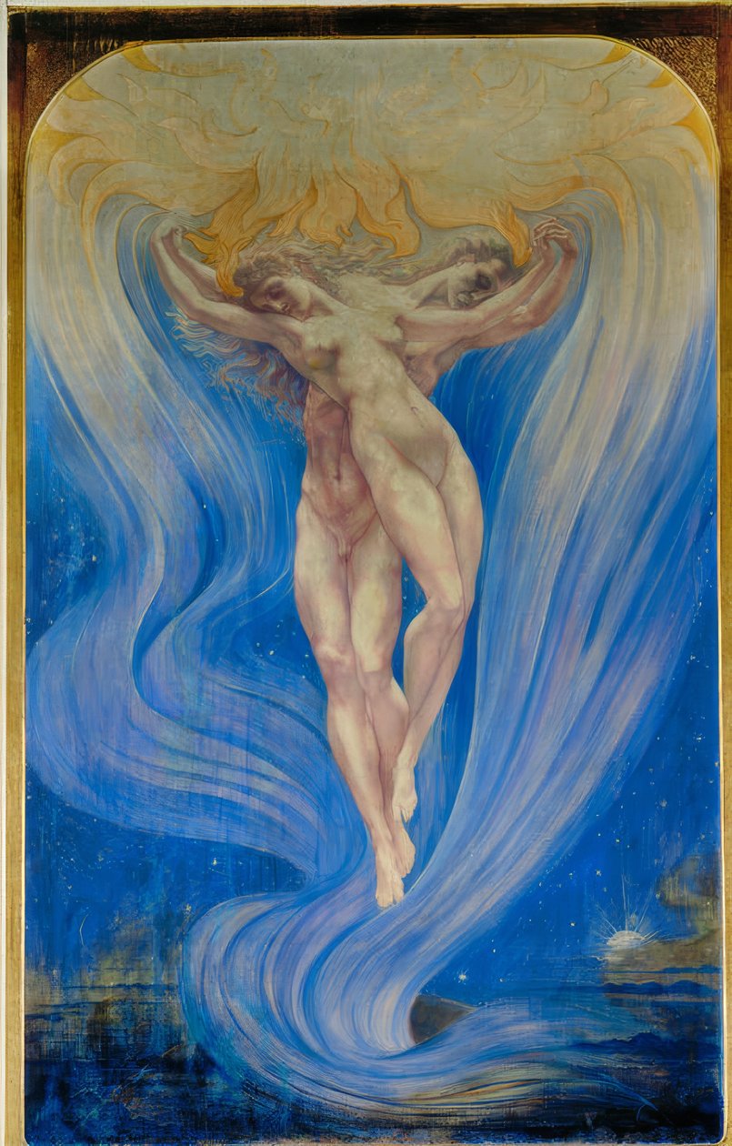 De liefde voor zielen door Jean Delville