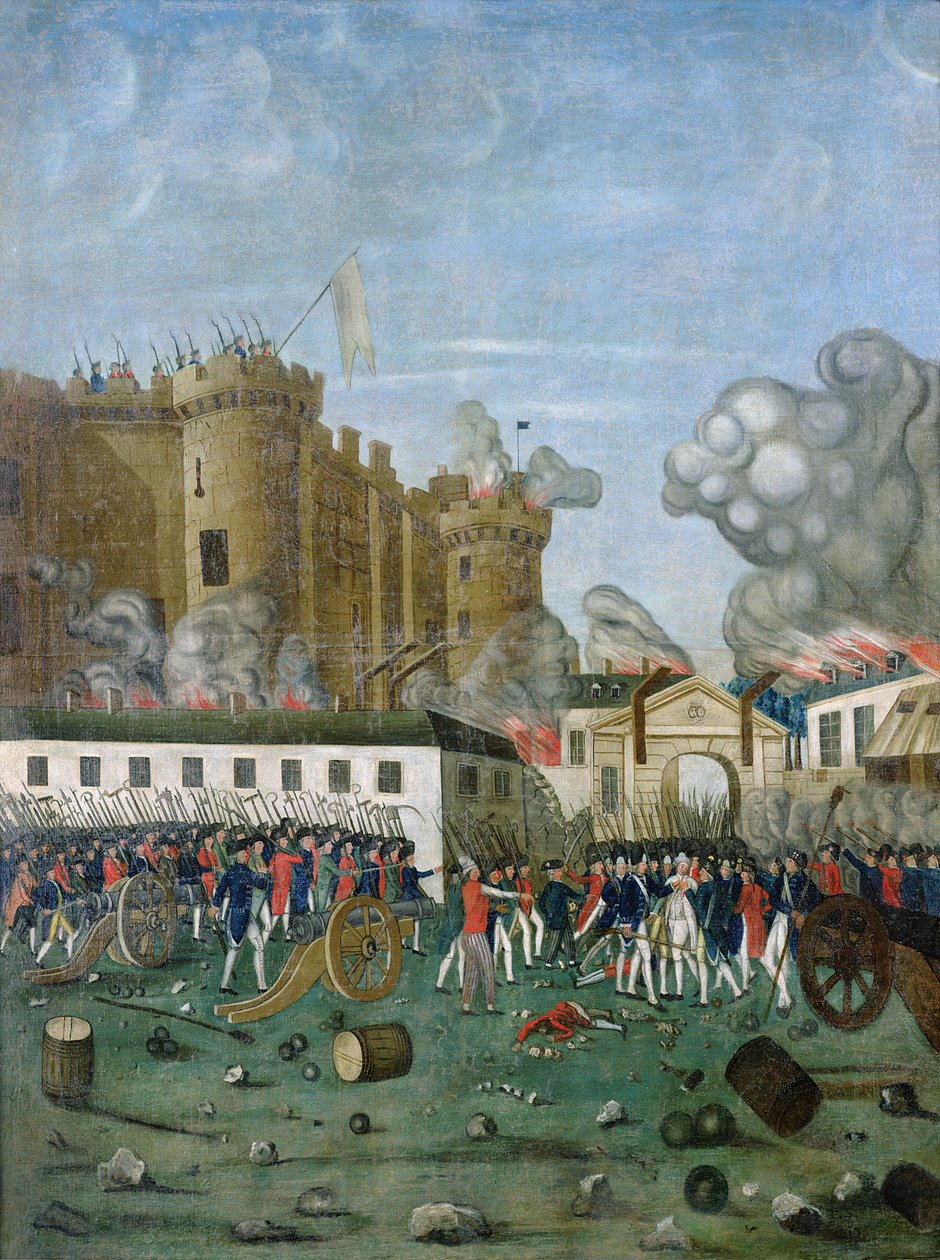 De Bastille Gevangenis door Jean Dubois