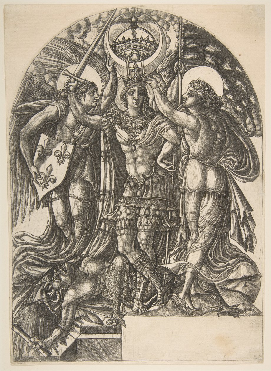 Henri II, Koning van Frankrijk, Tussen Frankrijk en Roem, ca. 1548 door Jean Duvet