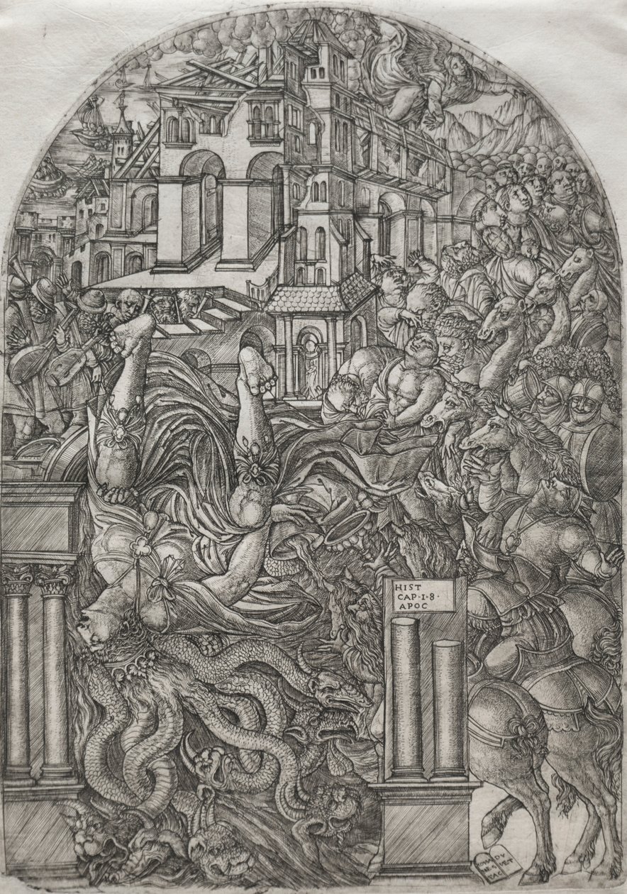 De Apocalyps: De Val van Babylon door Jean Duvet