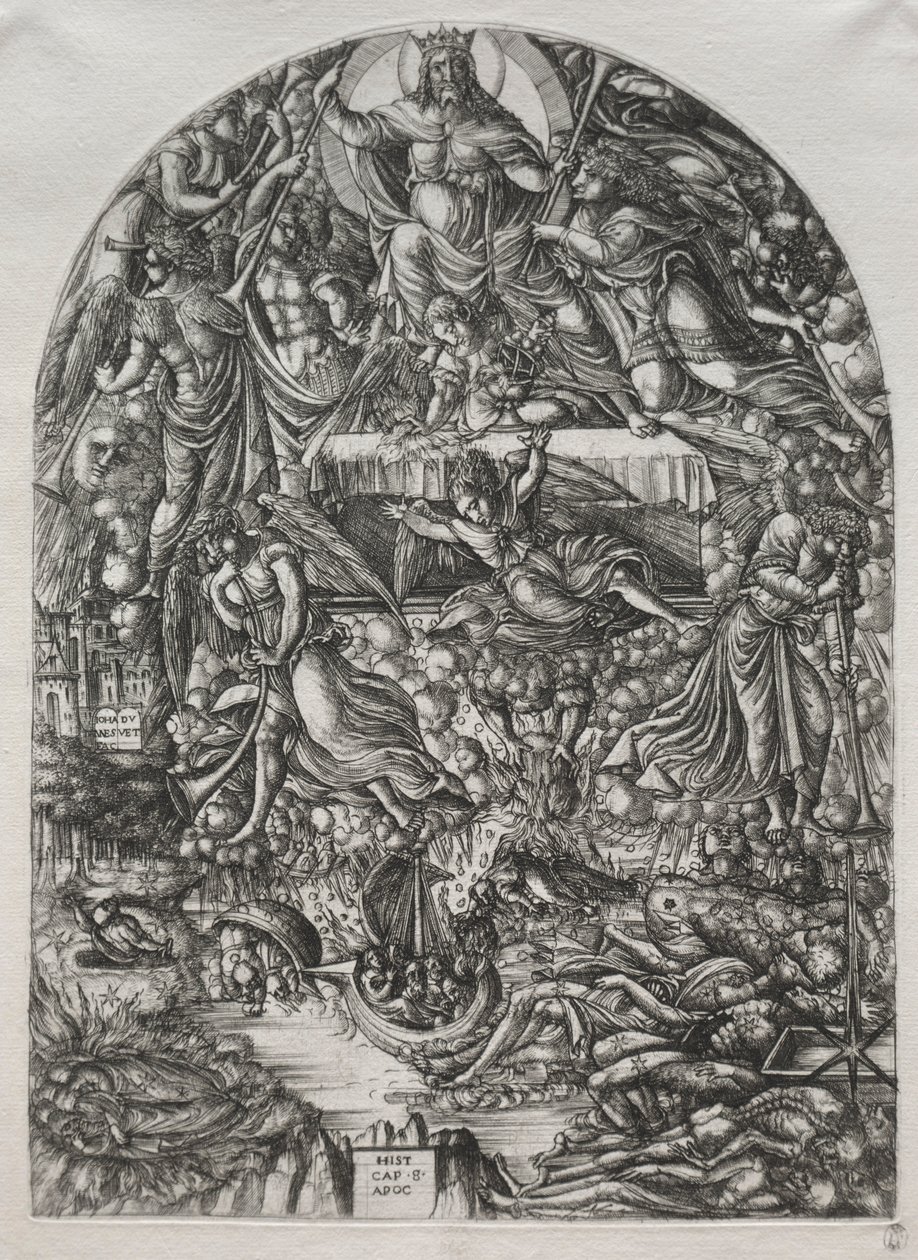 De Apocalyps: Het Openen van het Zevende Zegel, 1561 door Jean Duvet