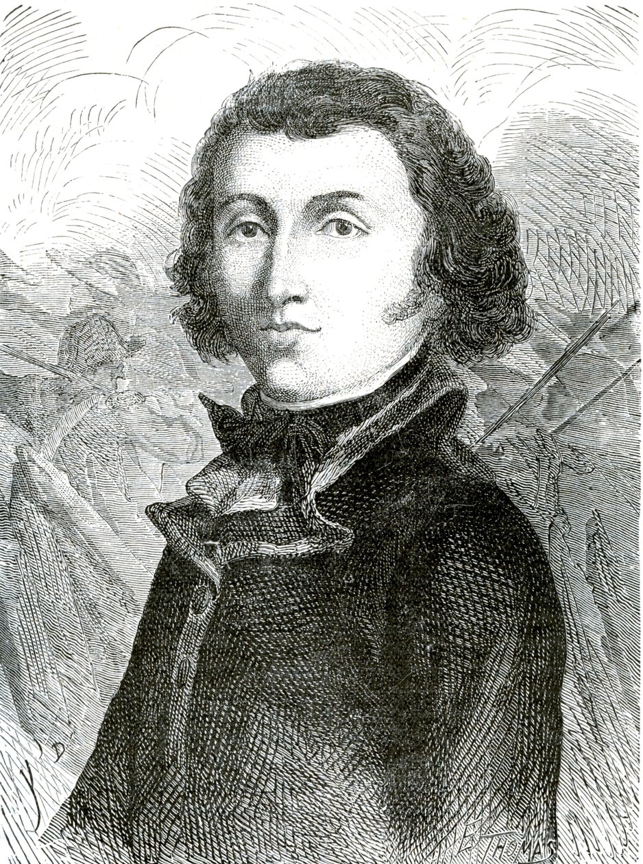 Hertog van Chartres, Franse Revolutie door Jean Edouard (1824-99) Dargent