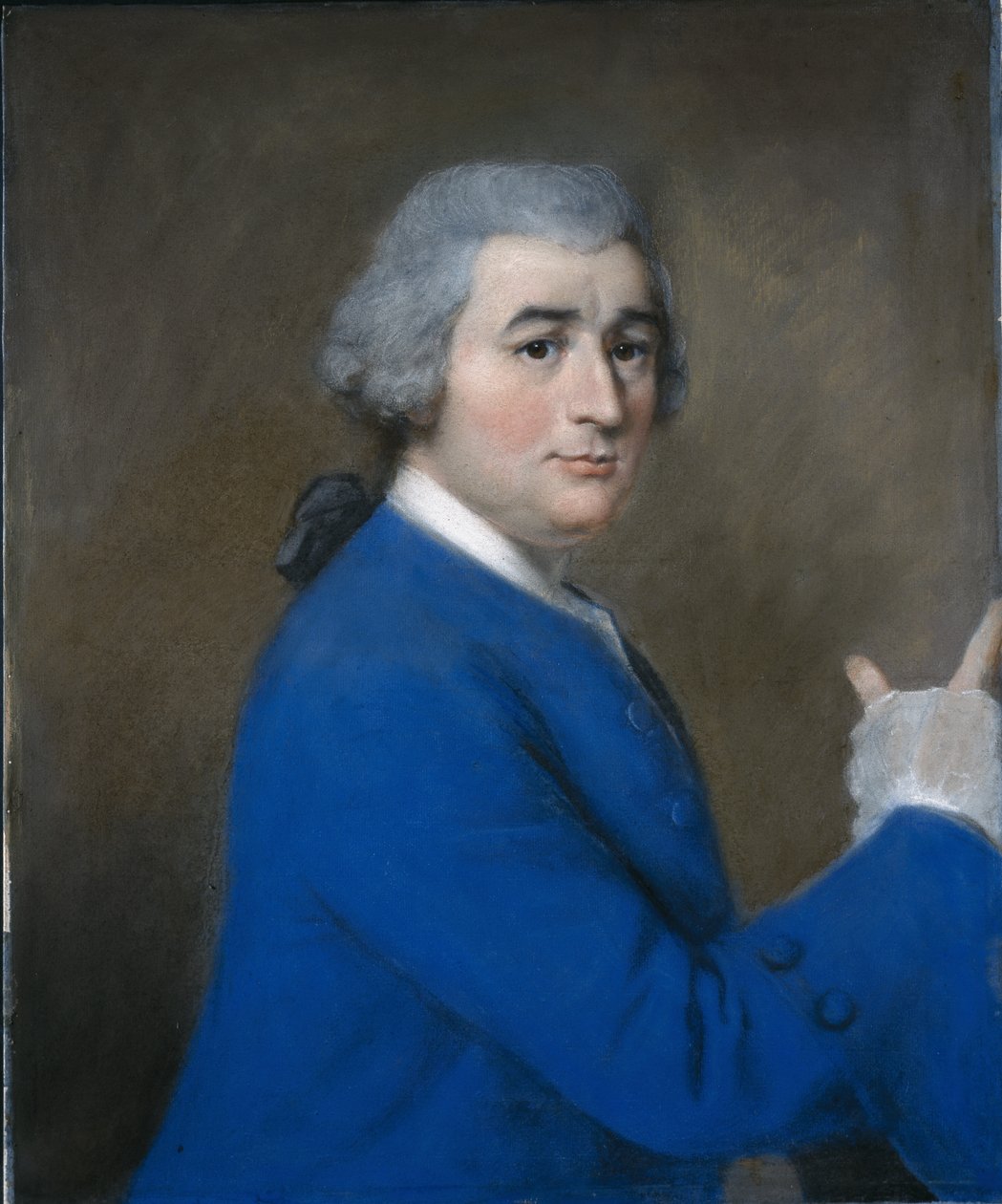 David Garrick in Hoge Overjas door Jean Étienne Liotard