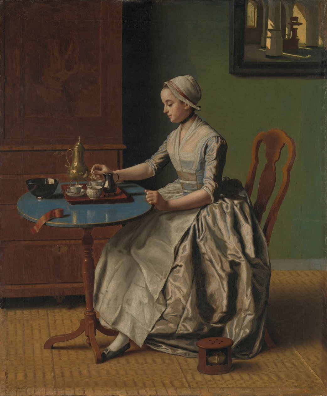 Nederlands meisje aan het ontbijt door Jean Étienne Liotard