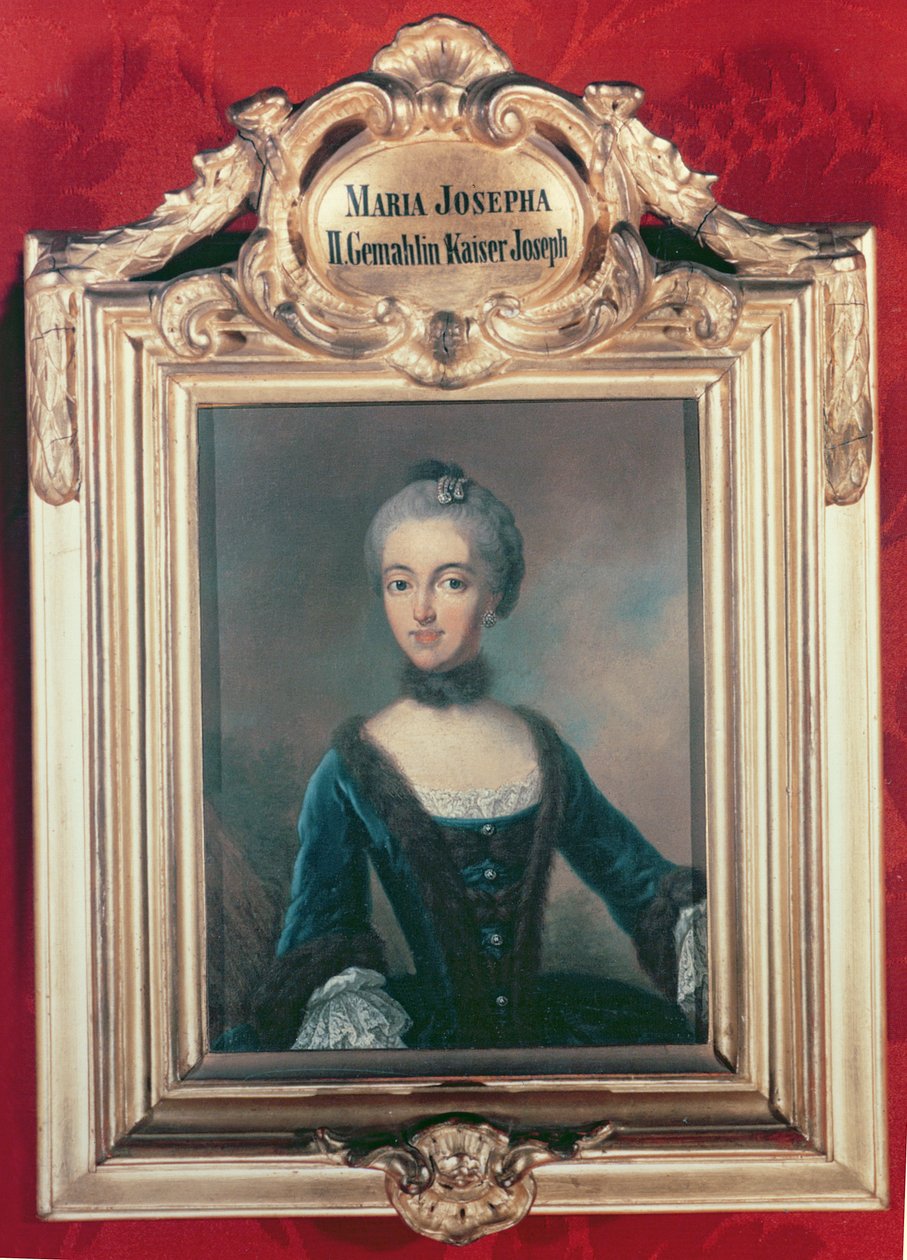Maria Josepha van Beieren, tweede vrouw van Jozef II, Heilige Roomse Keizer door Jean Étienne Liotard