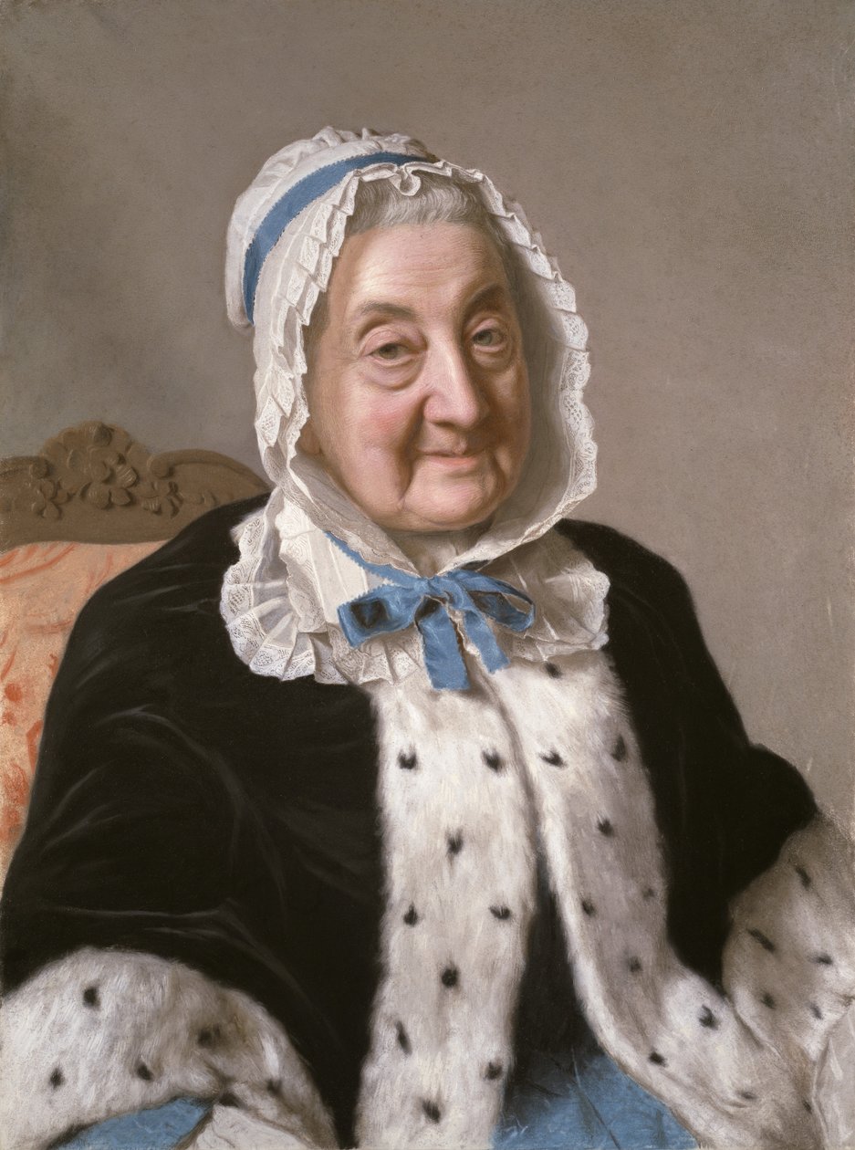 Portret van Marthe Marie Tronchin door Jean Étienne Liotard