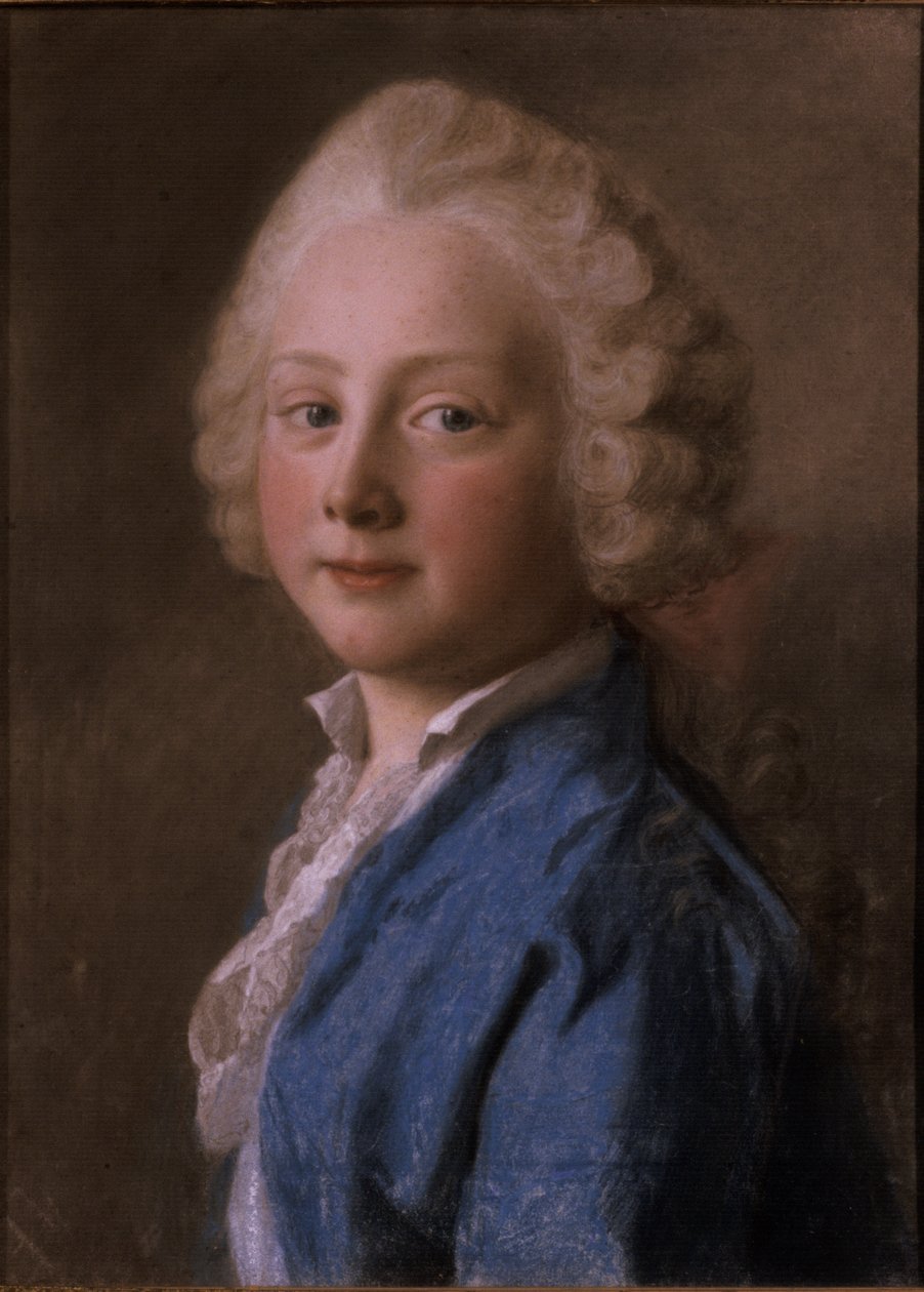 Portret van Prins Friedrich von Sachsen-Gotha-Altenburg door Jean Étienne Liotard