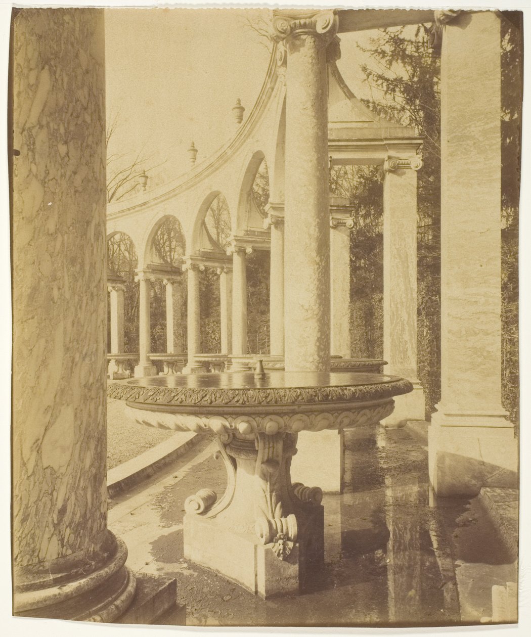 Bosquet de la Colonnade, de bekkens door Jean Eugène Auguste Atget