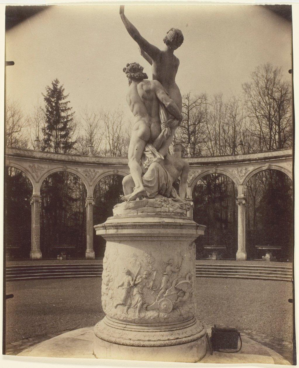 Versailles, Ontvoering van Proserpine door Pluto door Jean Eugène Auguste Atget
