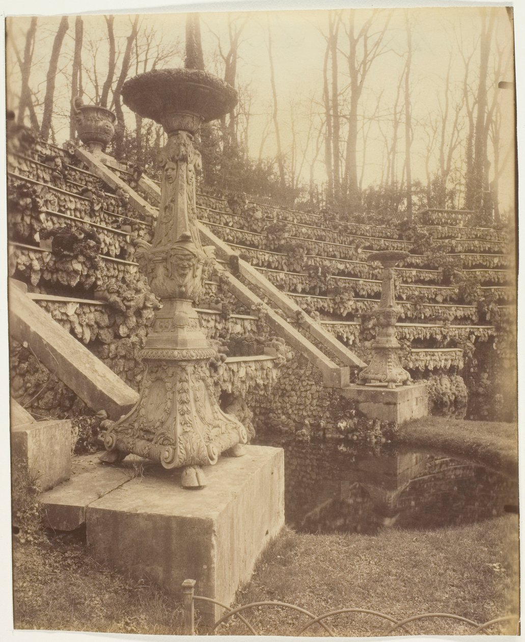 Versailles, Het park door Jean Eugène Auguste Atget