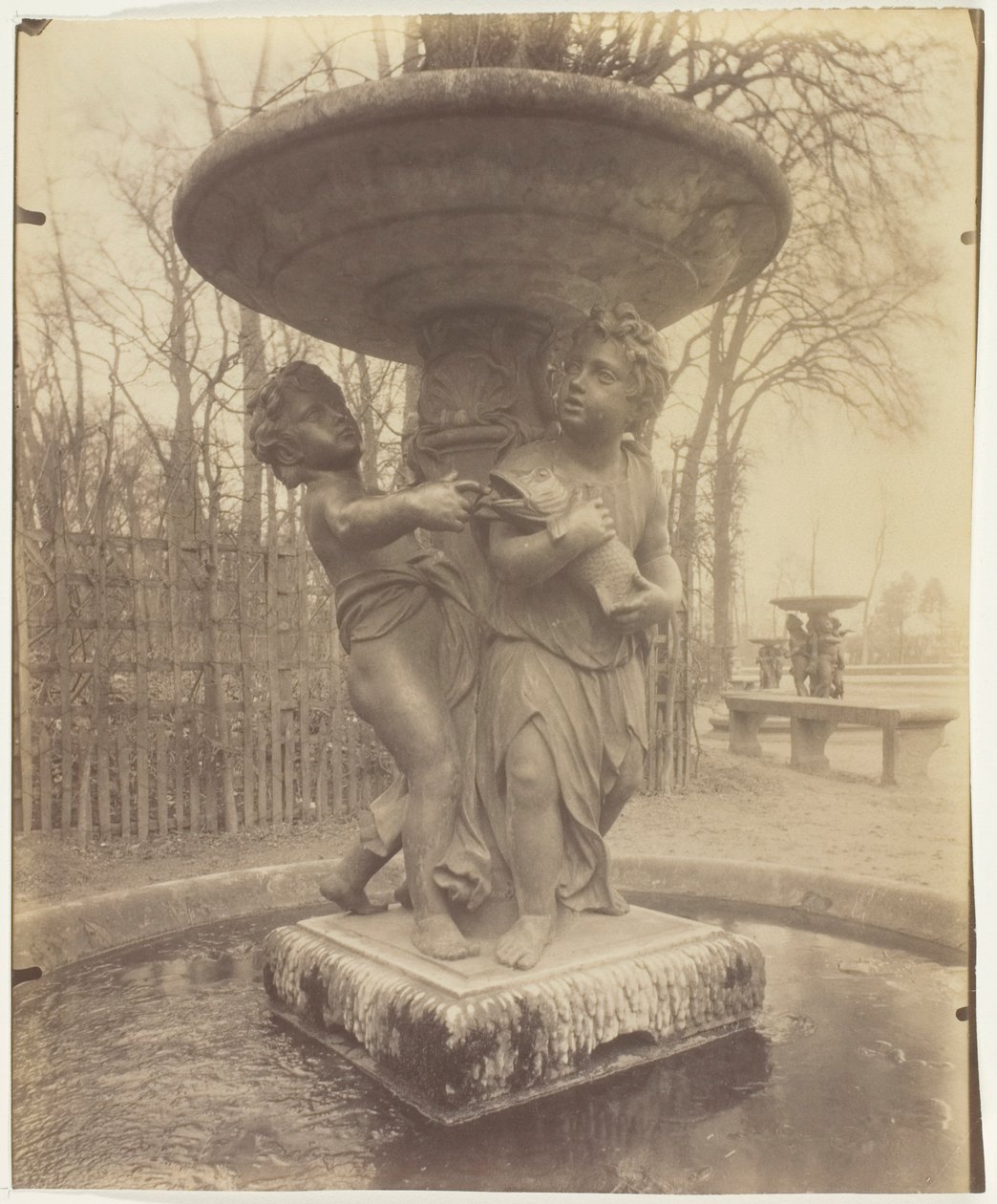 Versailles, Marmousets door Jean Eugène Auguste Atget