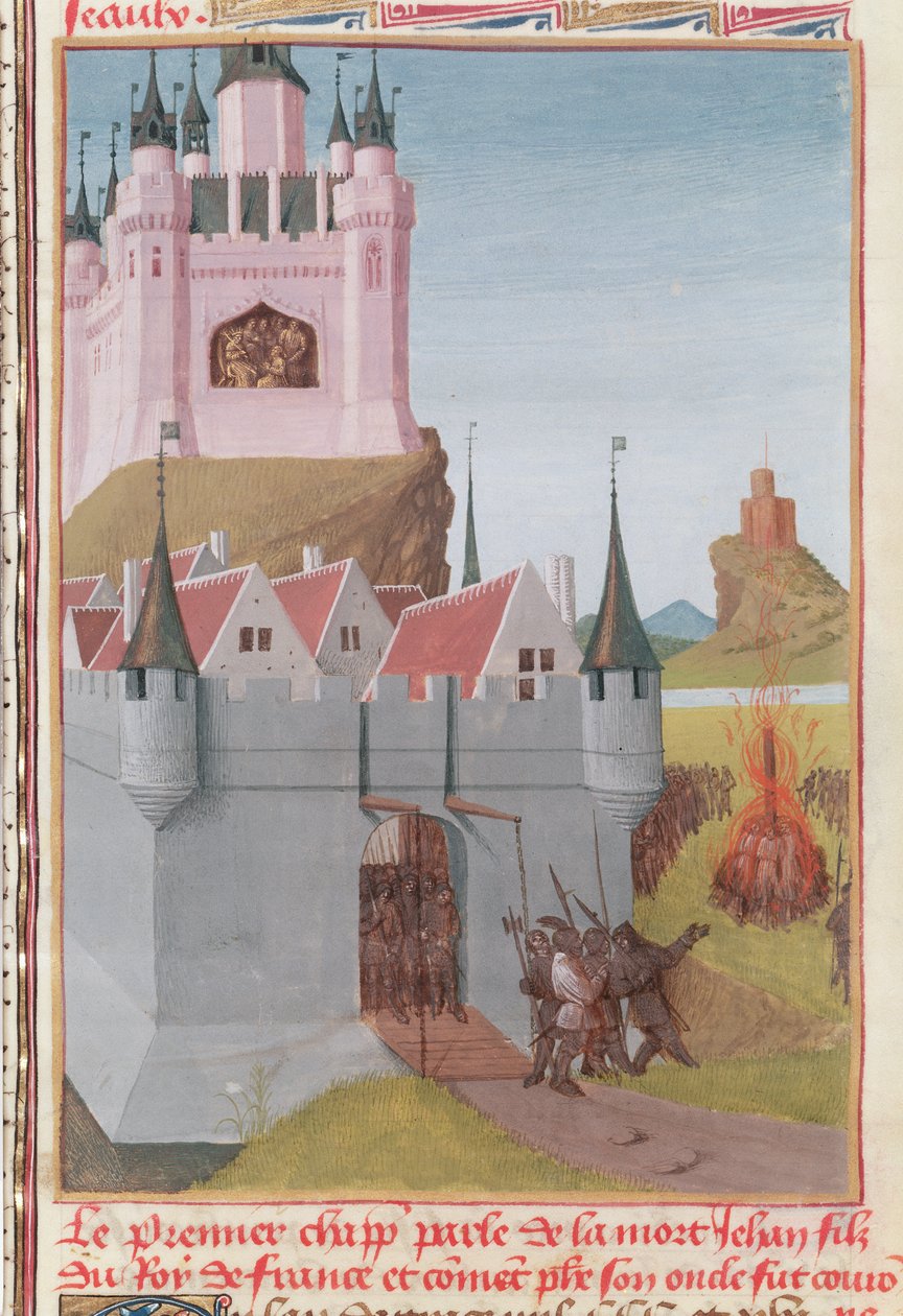 Ms Fr 6465 fol.327 De regering van Filips V (ca.1294-1322) 