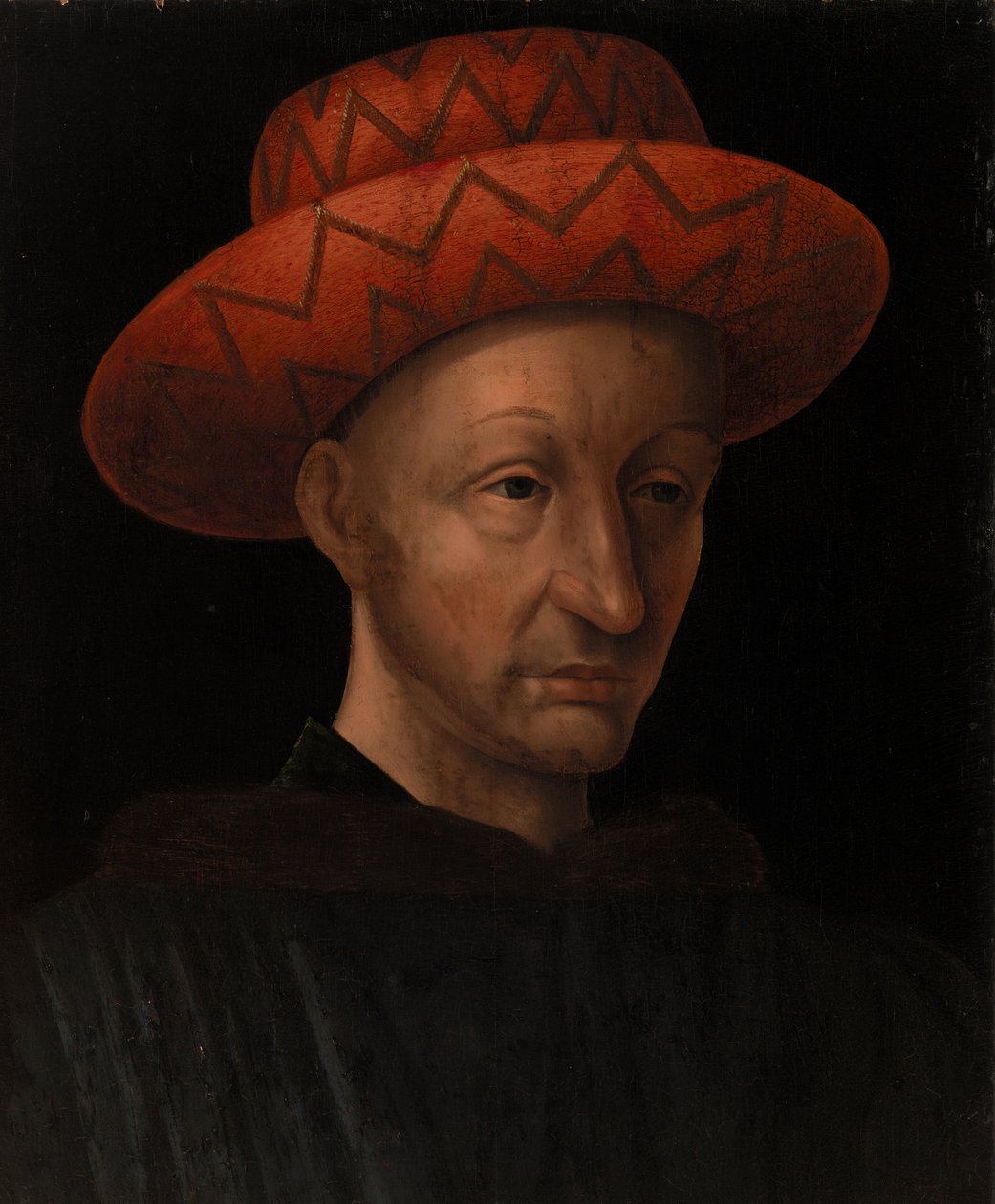 Portret van Karel VII door Jean Fouquet