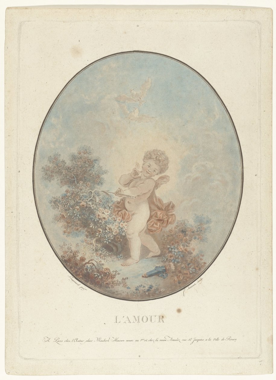 De liefde door Jean Francois Janinet