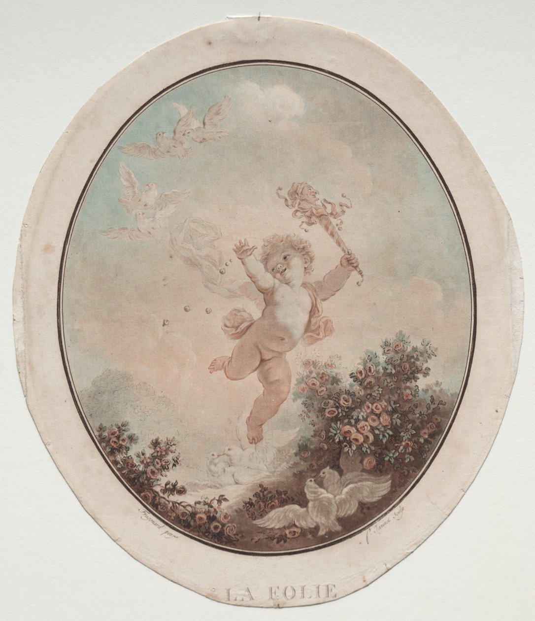 Dwaasheid door Jean-Francois Janinet