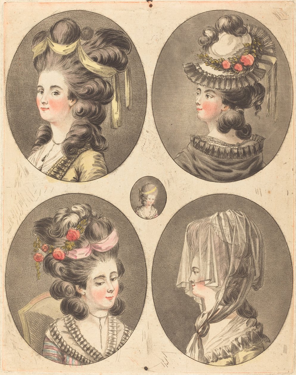 Modeles de coiffures door Jean Francois Janinet