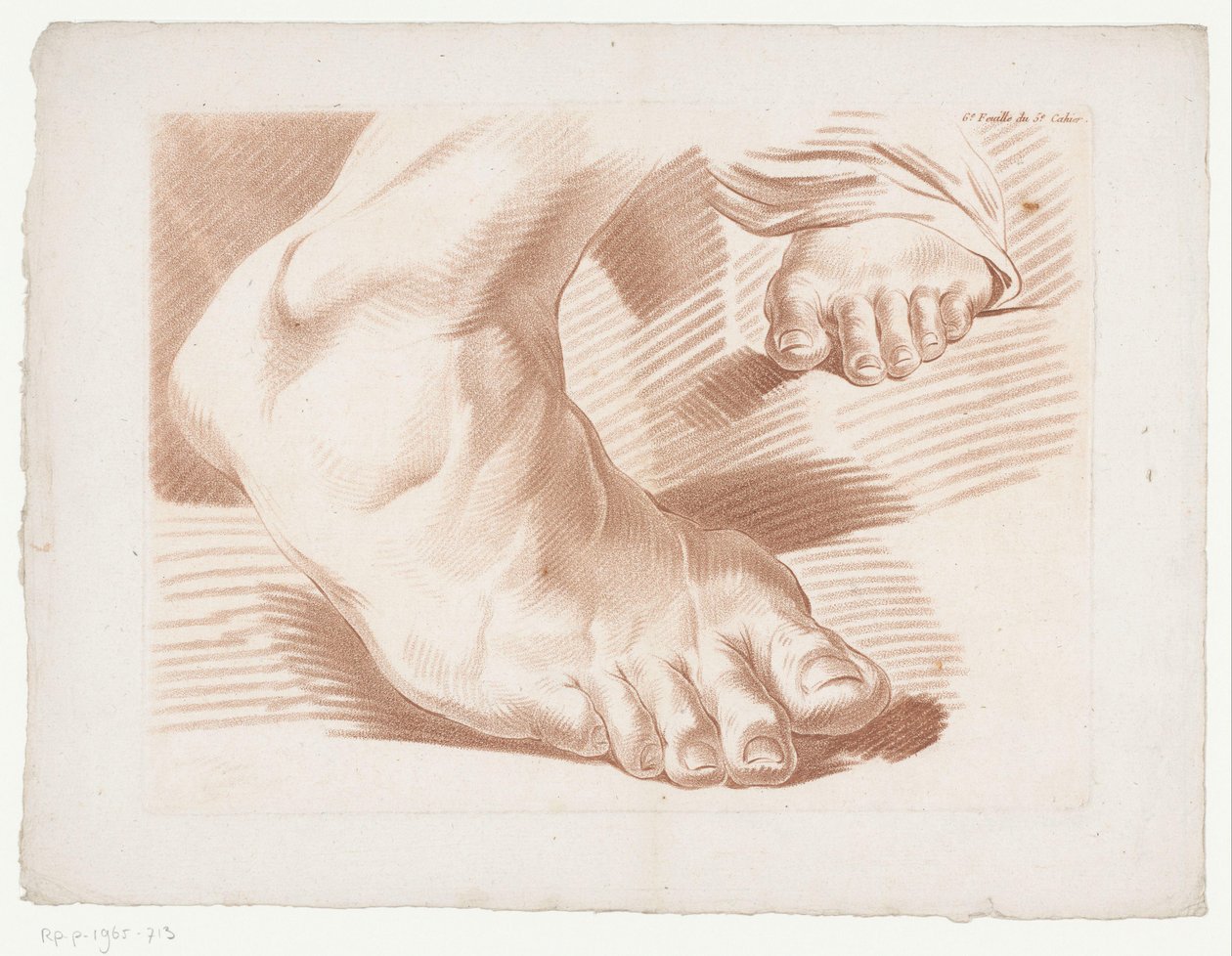 Twee voeten door Jean Francois Janinet