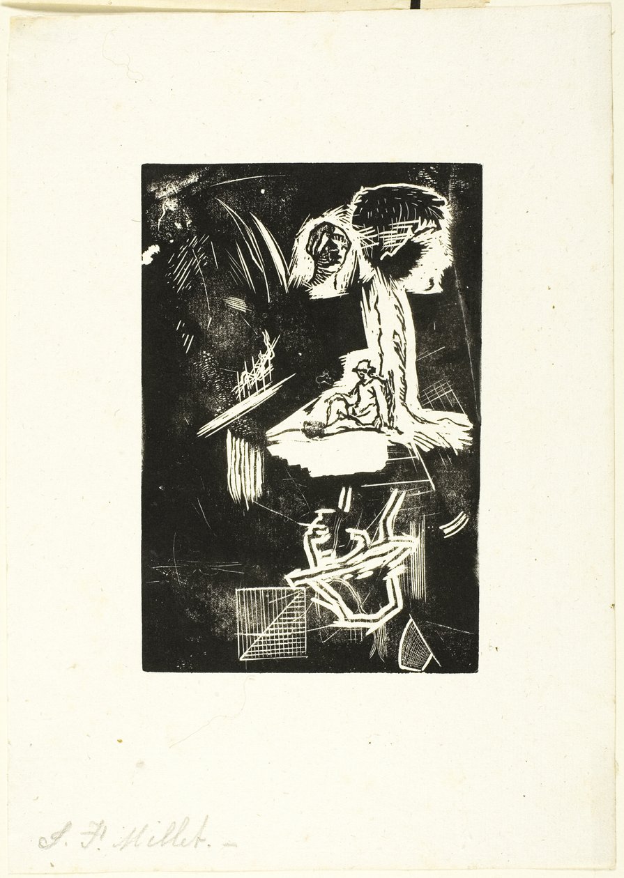Schetsen door Jean Francois Millet