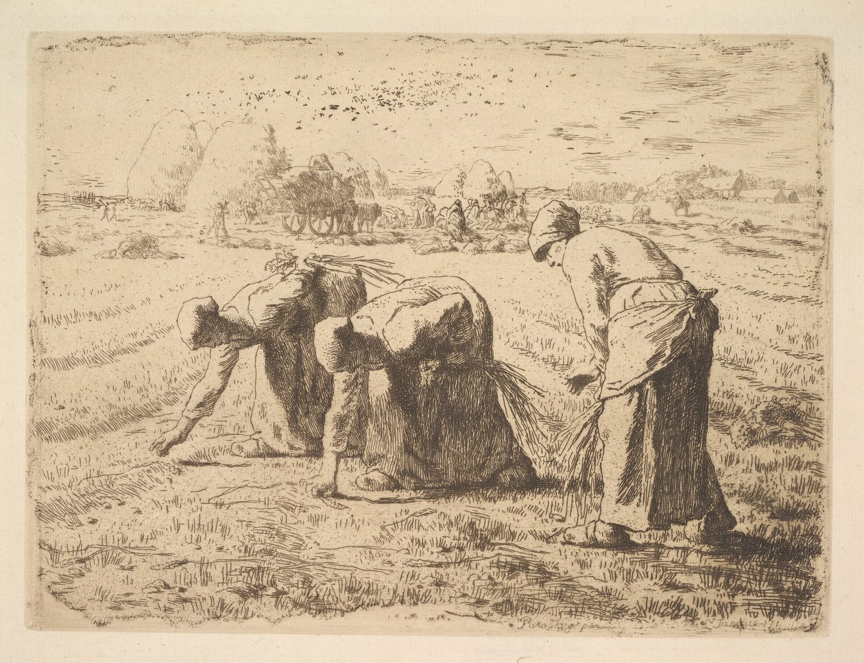 De Arenleesters door Jean-Francois Millet