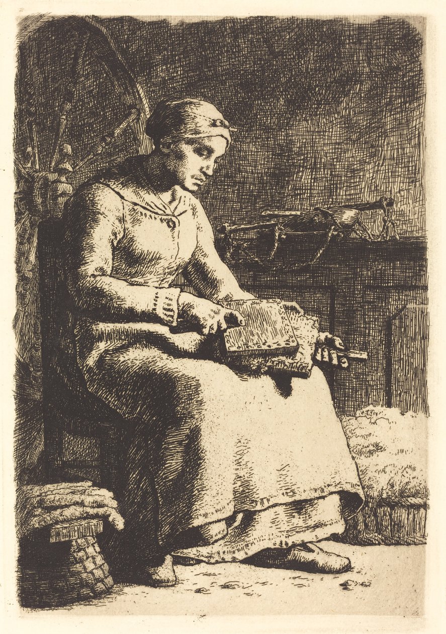 De Wolkaarder door Jean Francois Millet