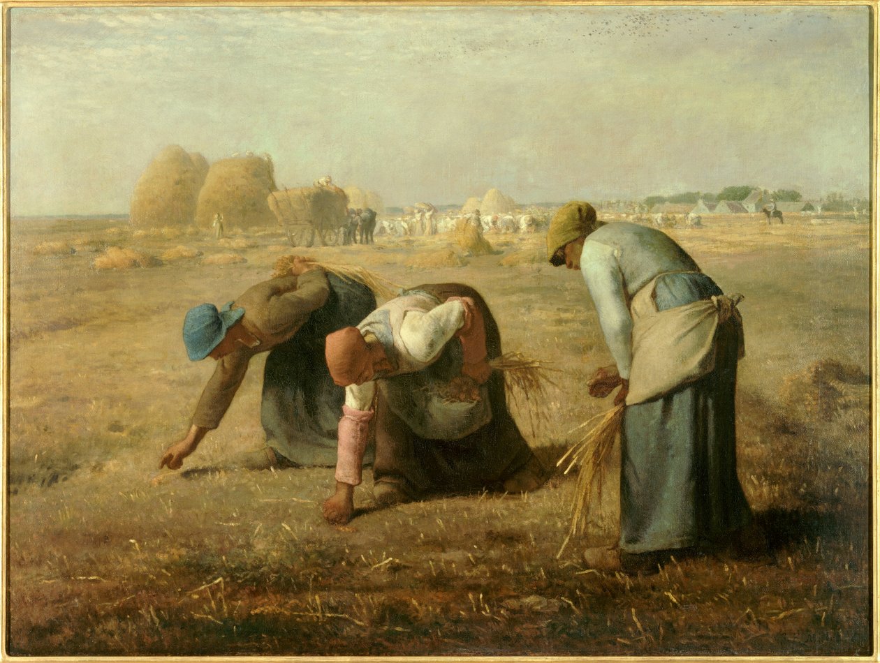 De arenleesters door Jean Francois Millet