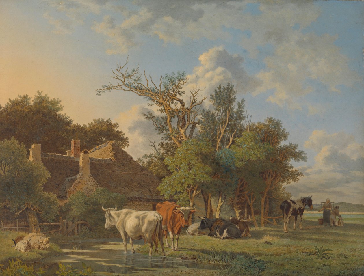 Landschap door Jean Francois Valois