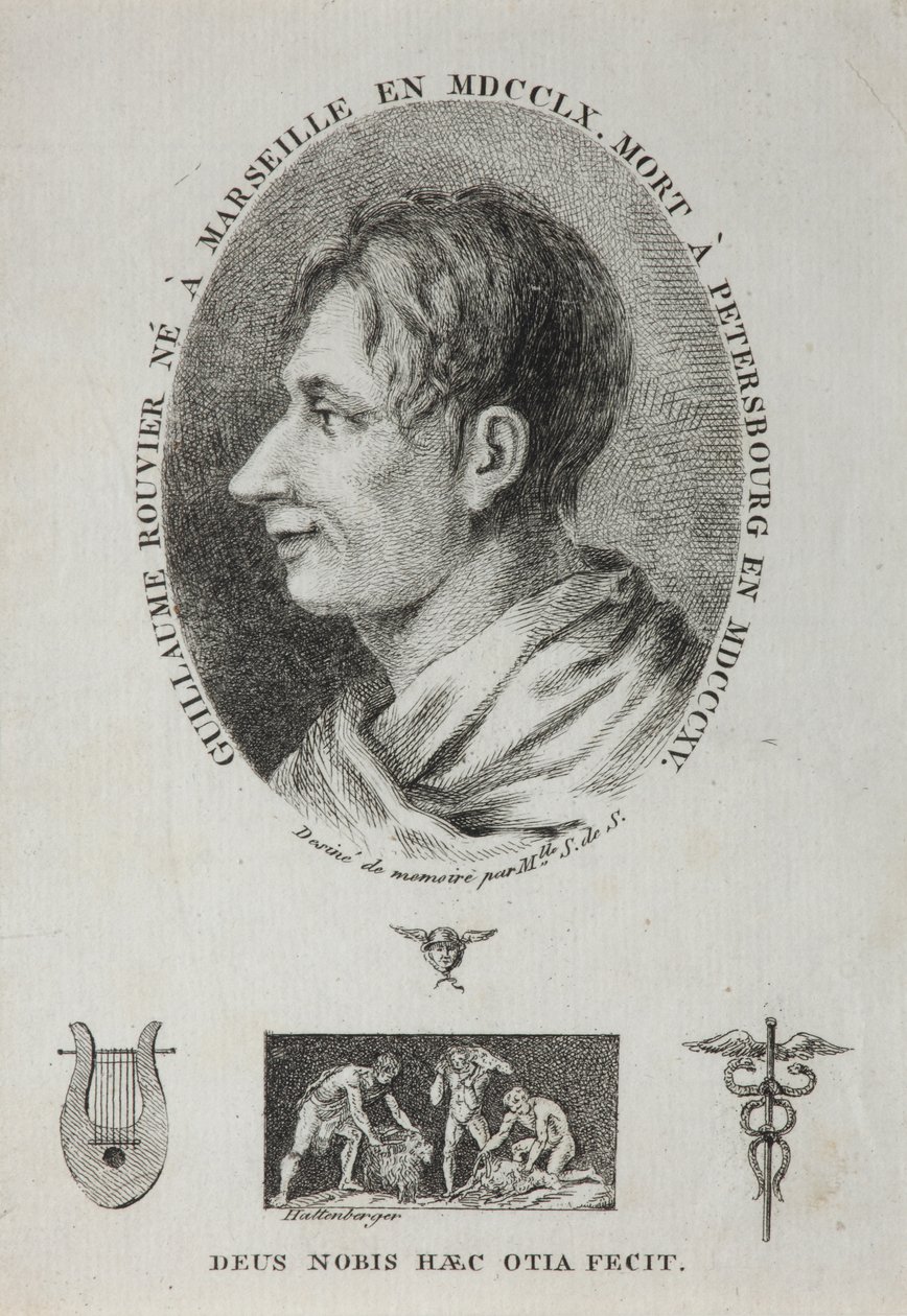 Portret van Guillaume Rouvier 1760-1815, 1815 door Jean Francois Xavier Hattenberger