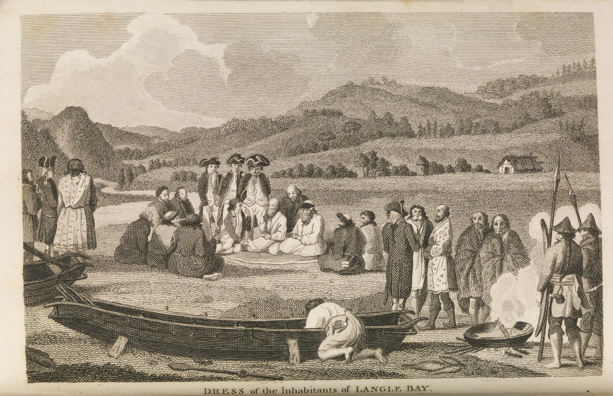 De reis van La Perouse rond de wereld door Jean Francois de Galaup de La Perouse