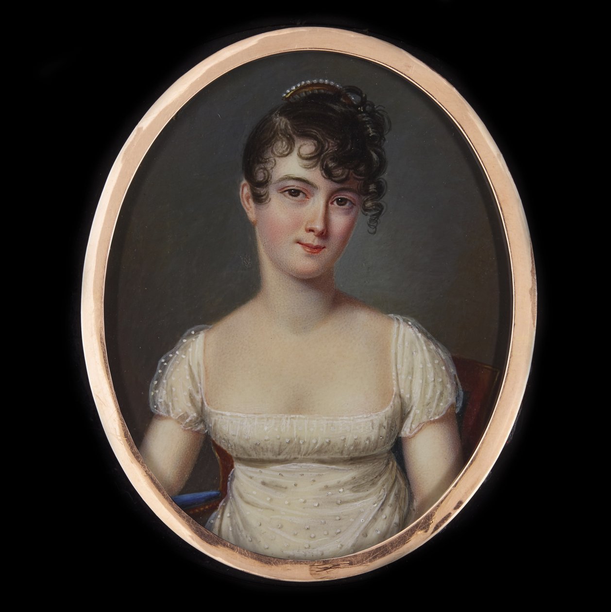 Portret van Madame Récamier, geboren Julie Bernard 1777-1849, ca 1805 door Jean François Gérard Fontallard